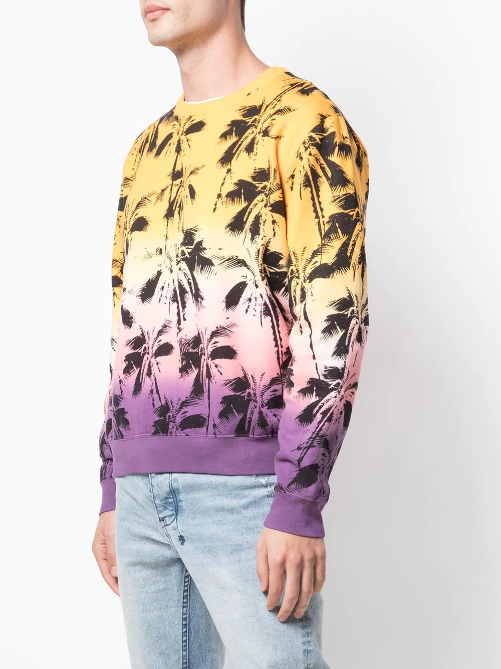 palm trees print sweatshirt - 3