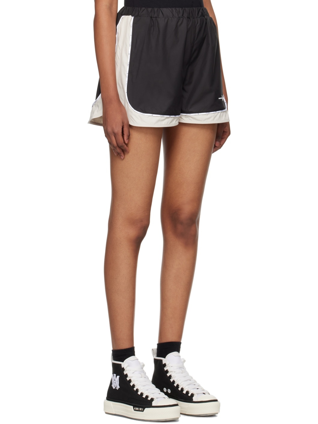 Black Piping Shorts - 2