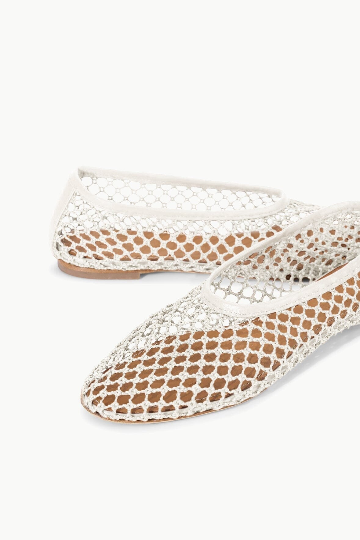 STAUD ALBA BALLET FLAT PAPER NETTING - 5
