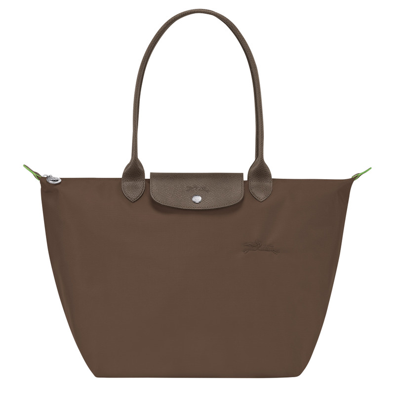 Le Pliage Green L Tote bag Terra - Recycled canvas 1