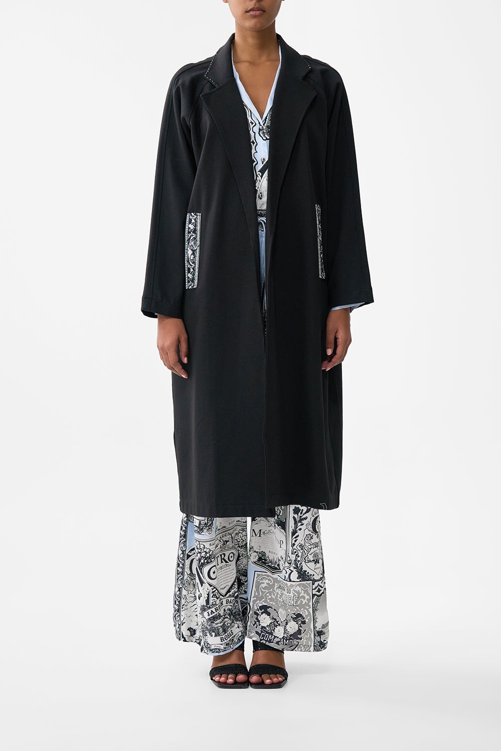 SWEAT-TRENCH COAT - 2