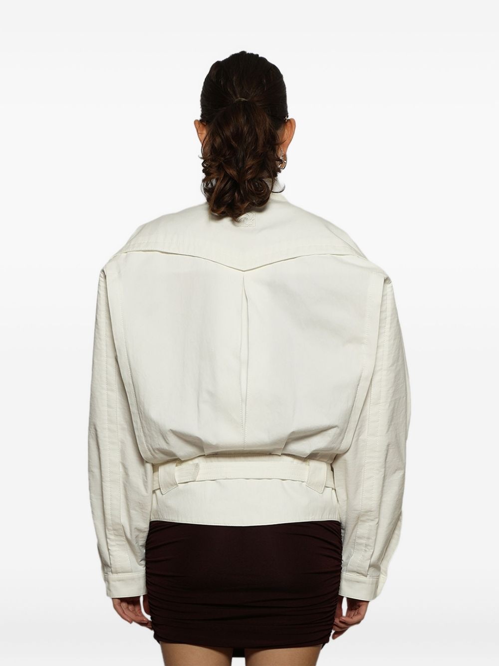 belted bomber jacket - 5
