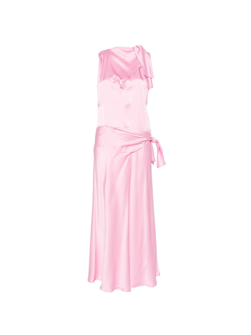 knot sleeveless midi dress 1