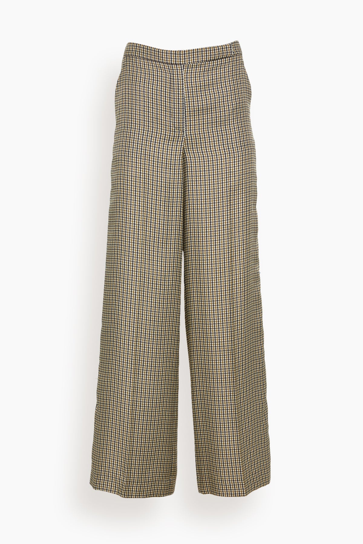 Checked Coolness Pants in Pepita Mix Khaki - 1