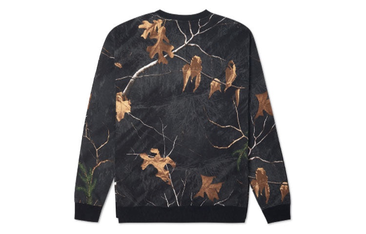 Converse Realtree Printed Crew Neck Sweatshirt 'Black' 10019970-A04 - 2