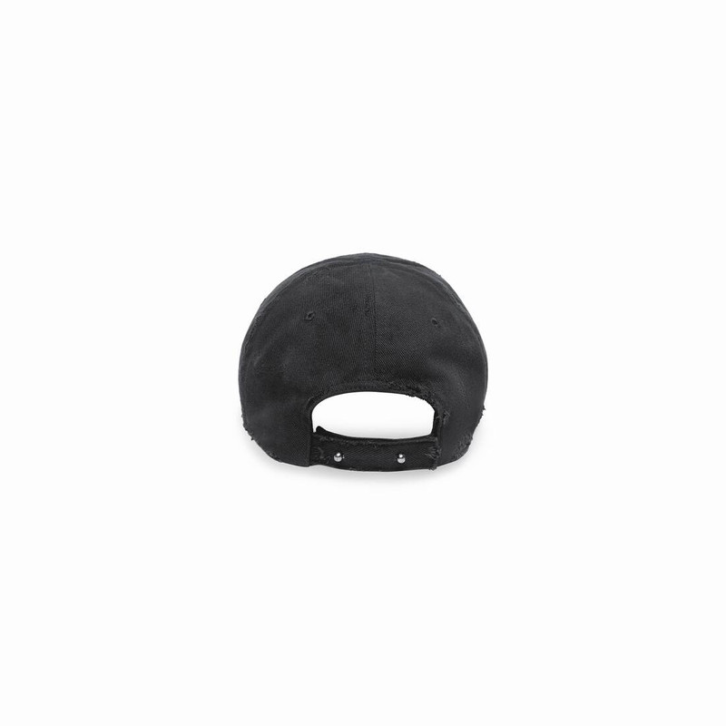 Heavy Piercing Cap in Black Faded 3