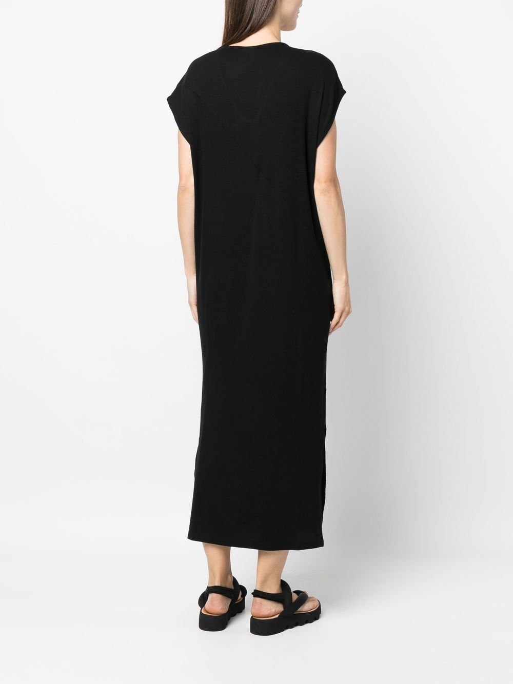 V-neck midi dress - 3