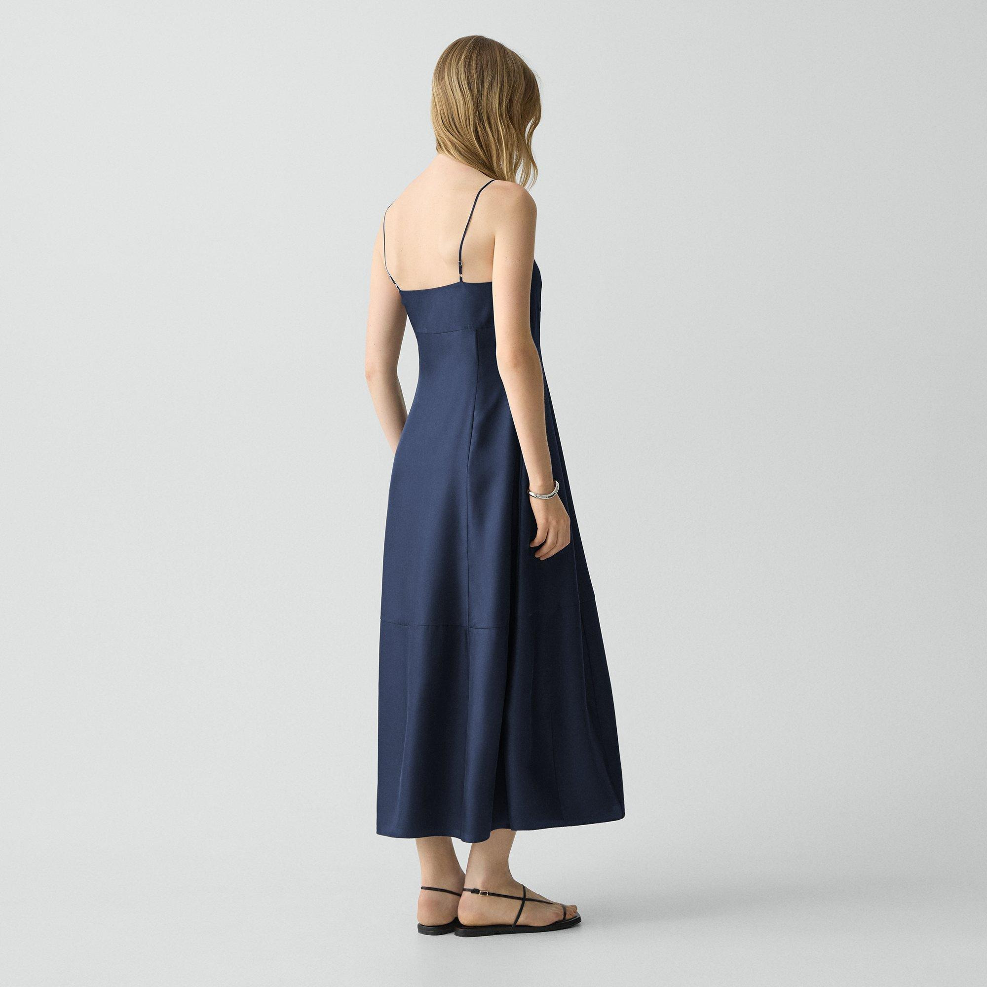 Parachute Dress in Mod Silk Twill - 4