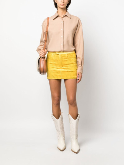 Isabel Marant mid-rise corduroy miniskirt outlook