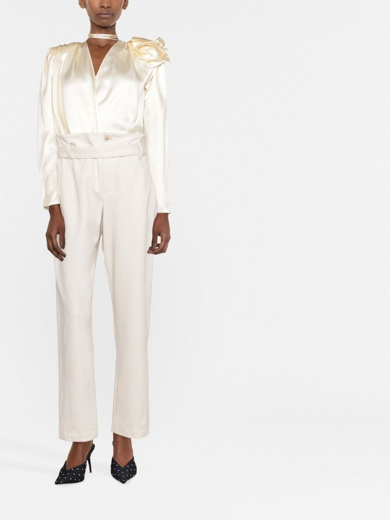 MAGDA BUTRYM draped silk blouse outlook