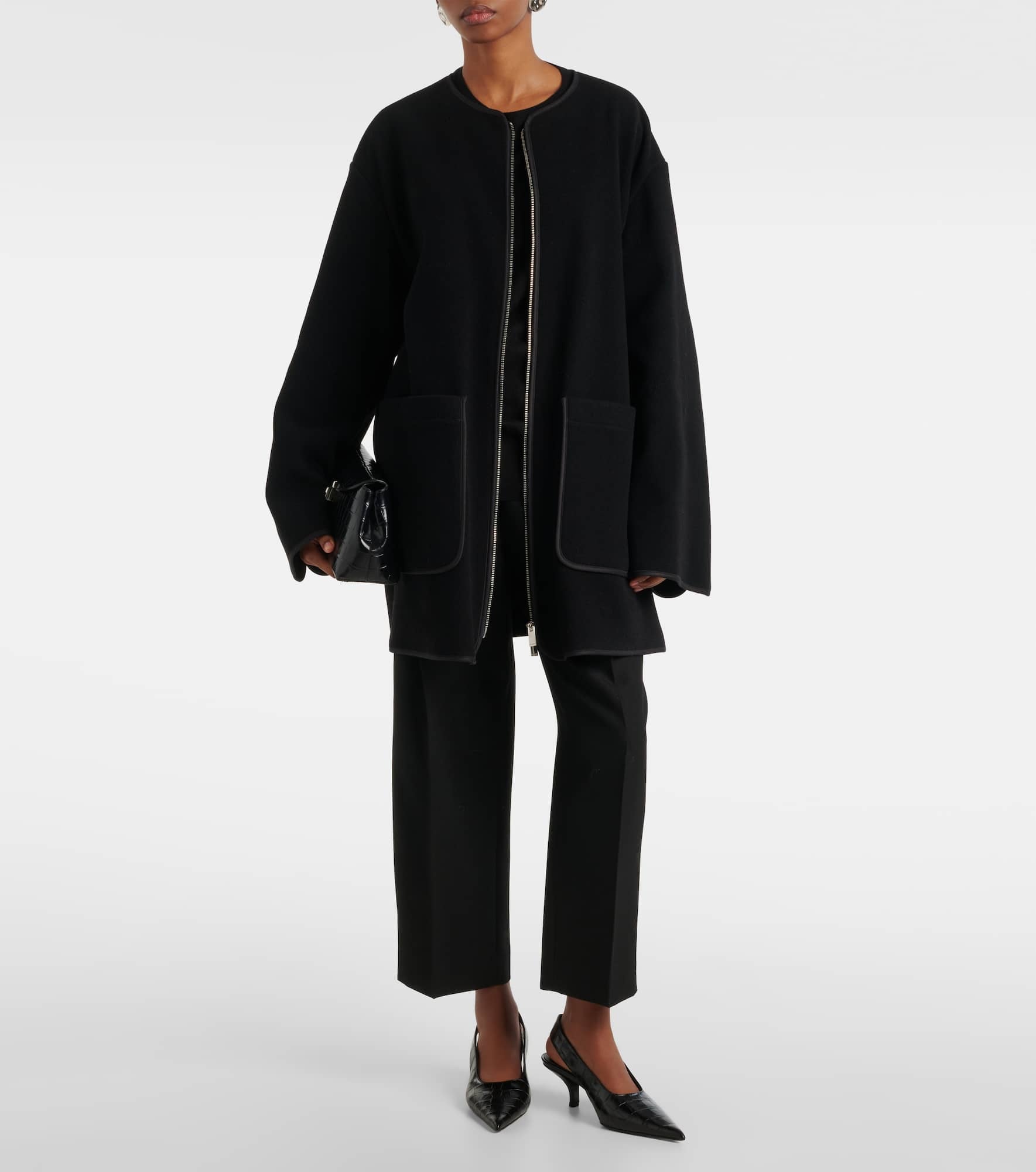 Felted wool-blend jacket - 2