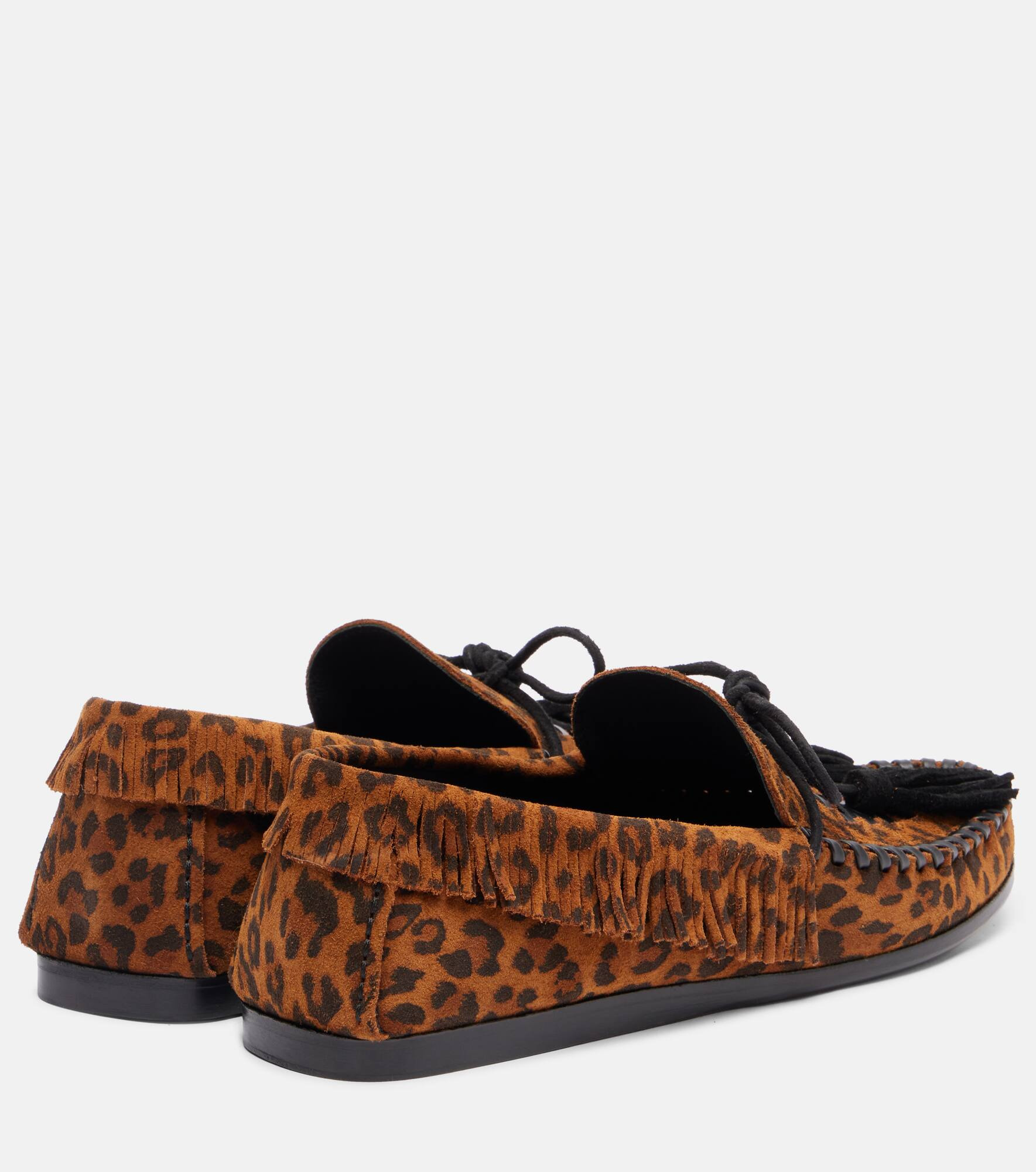 Fitza fringed suede loafers - 2
