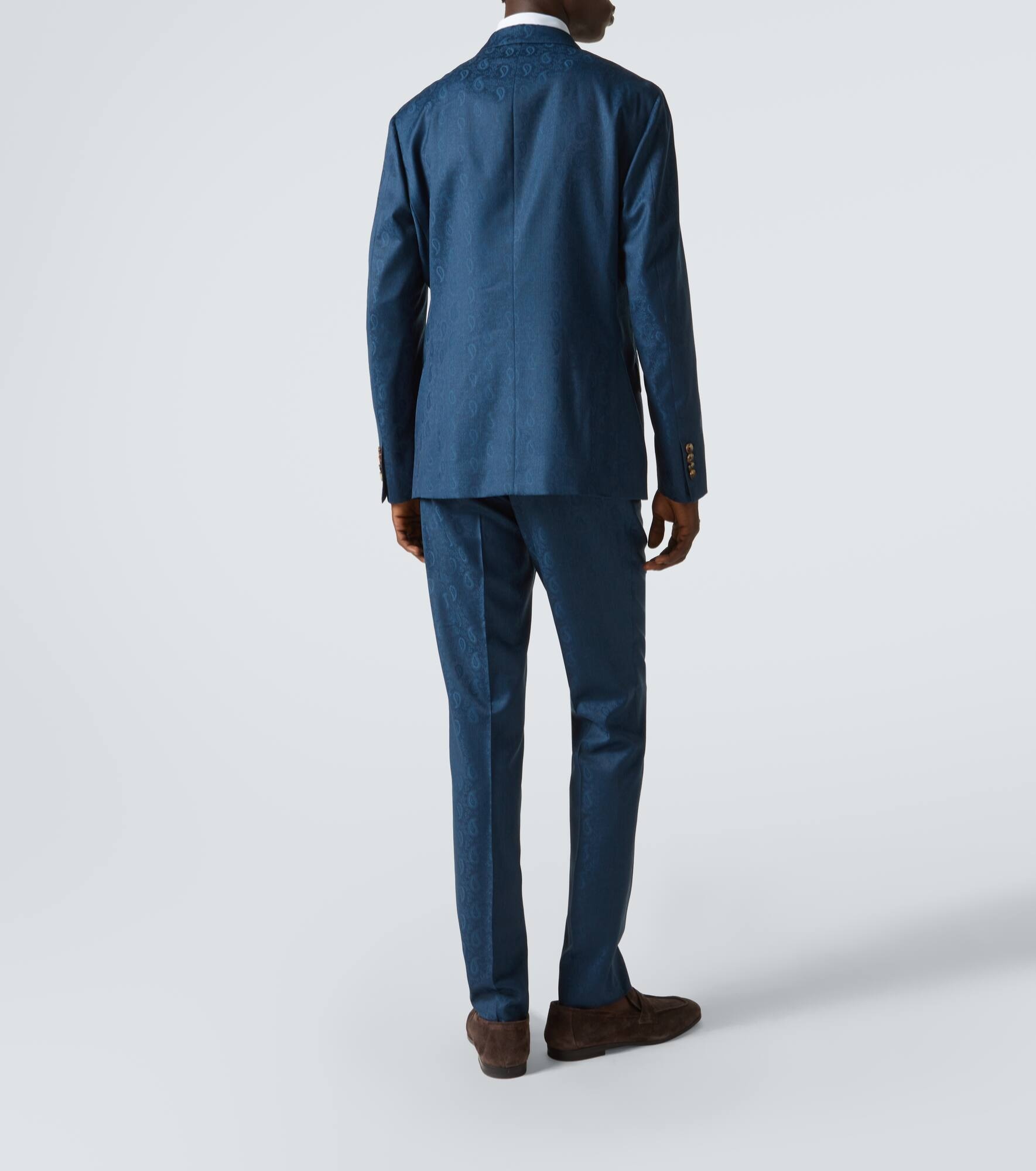 Roma paisley silk suit - 3