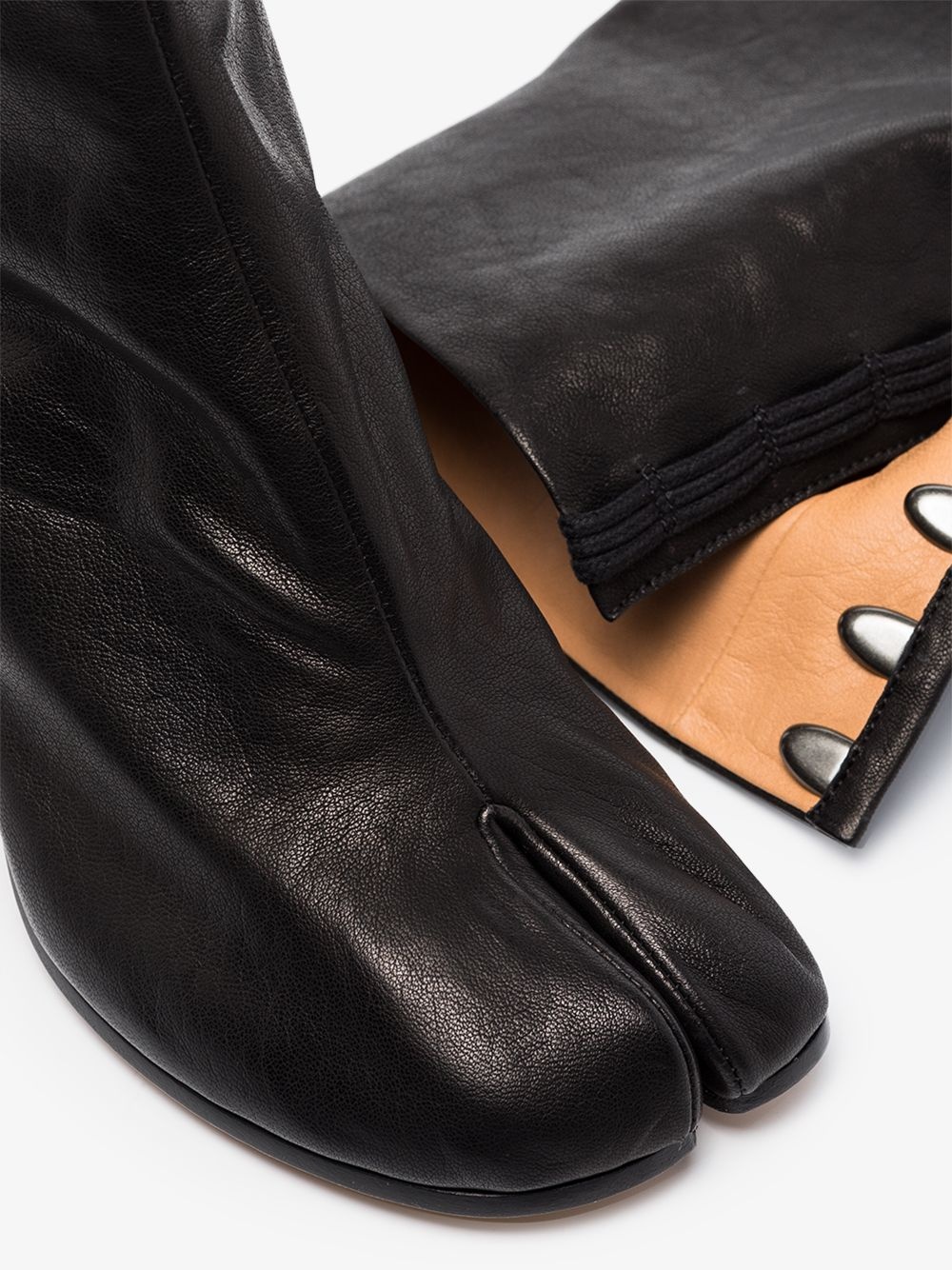 Tabi leather boots - 5