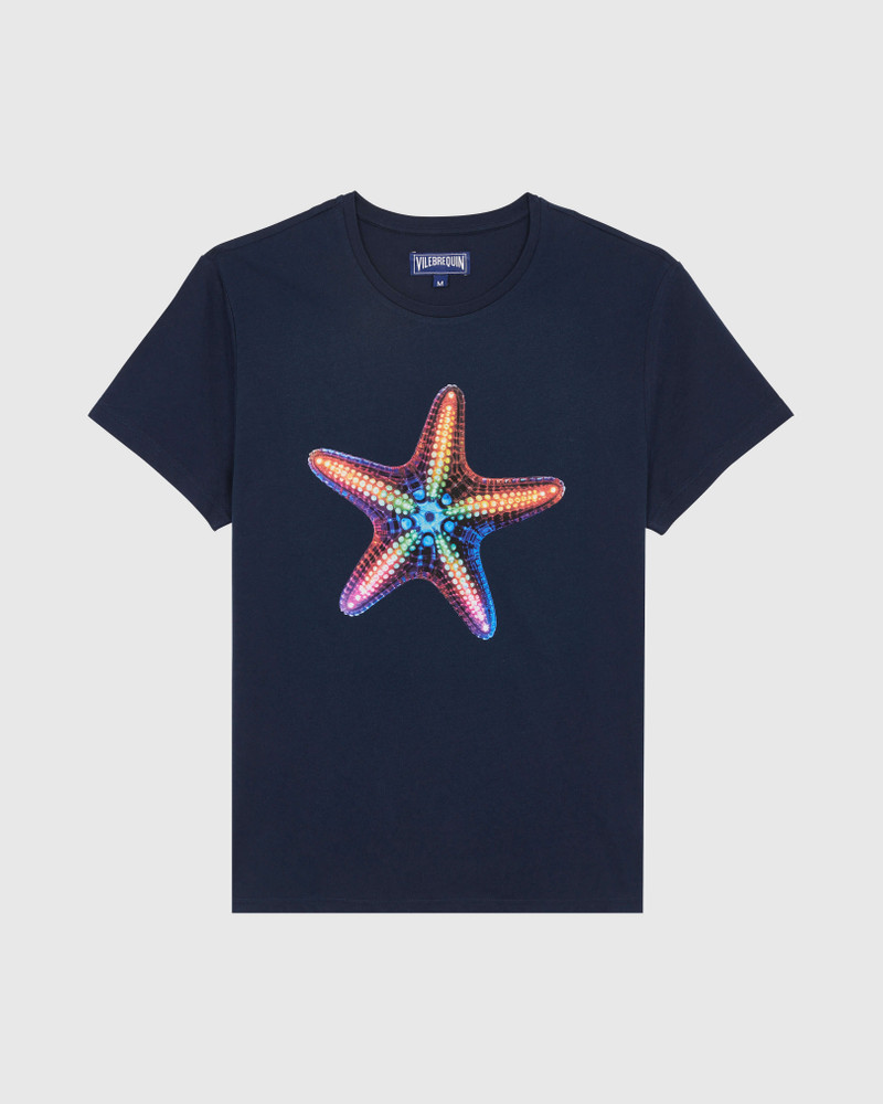Men Organic Cotton T-shirt Disco Stars 1