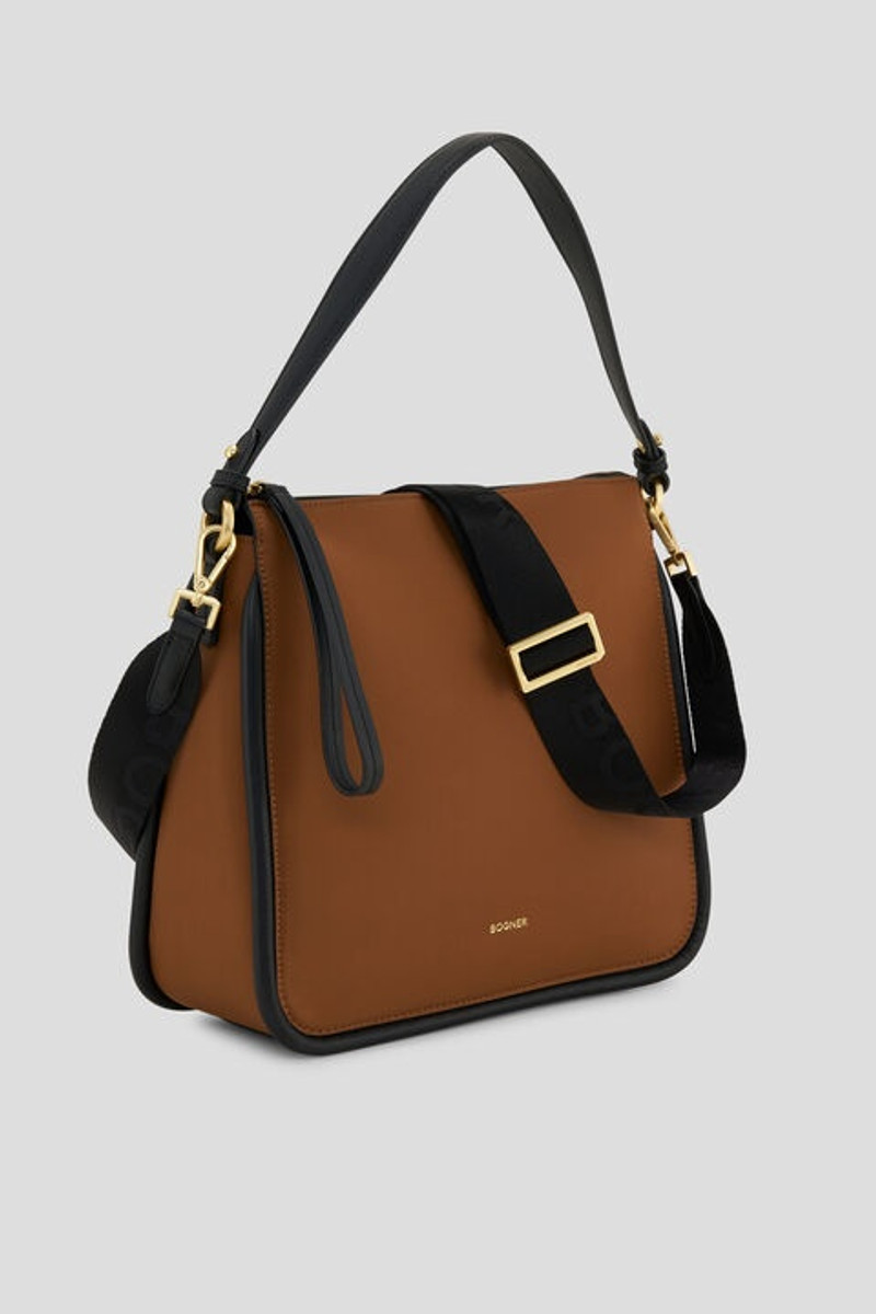 BOGNER Brig Tessuto Selenay hobo bag in Brown outlook