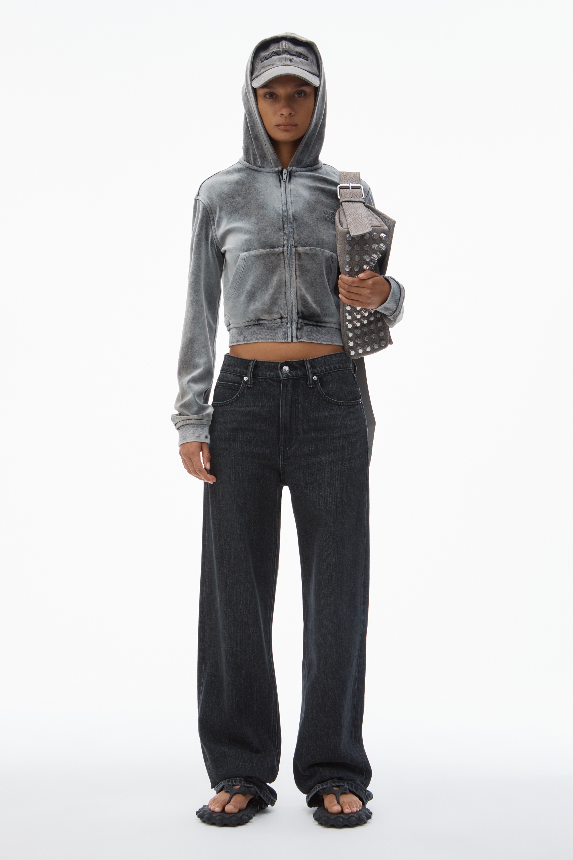 EZ Mid Rise Jean With Logo Pocket - 2