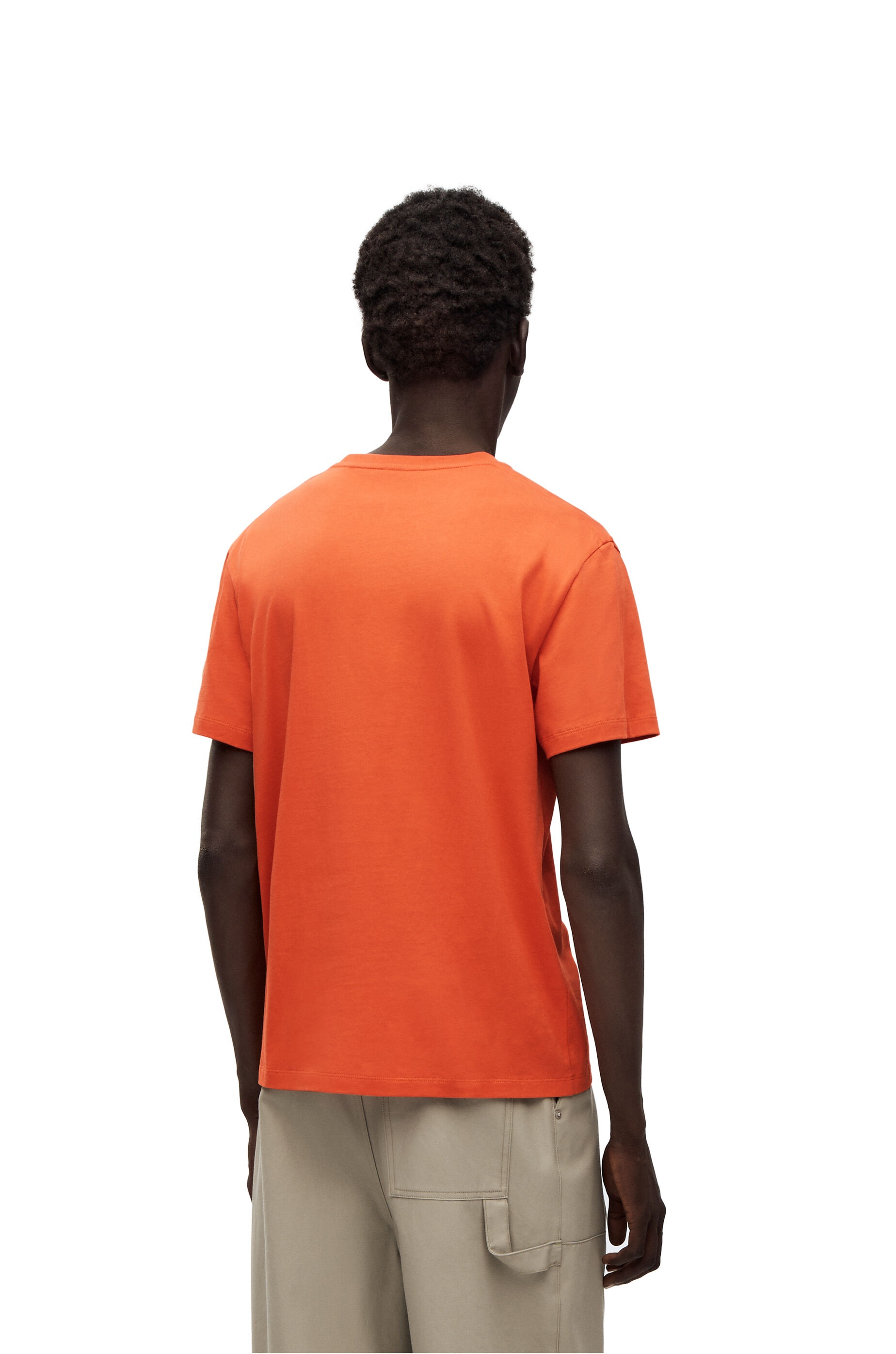 Debossed Anagram T-shirt in cotton - 4