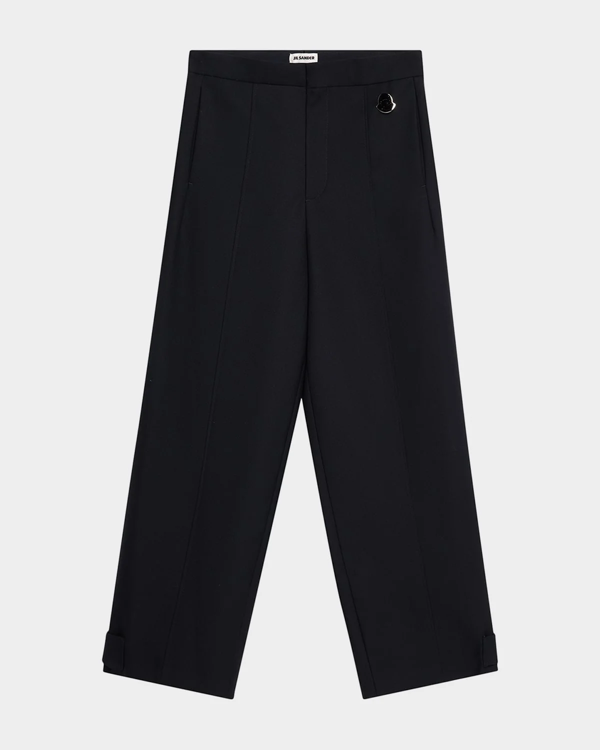 x JIL SANDER Men's Wool Gabardine Tailored Pants - 1