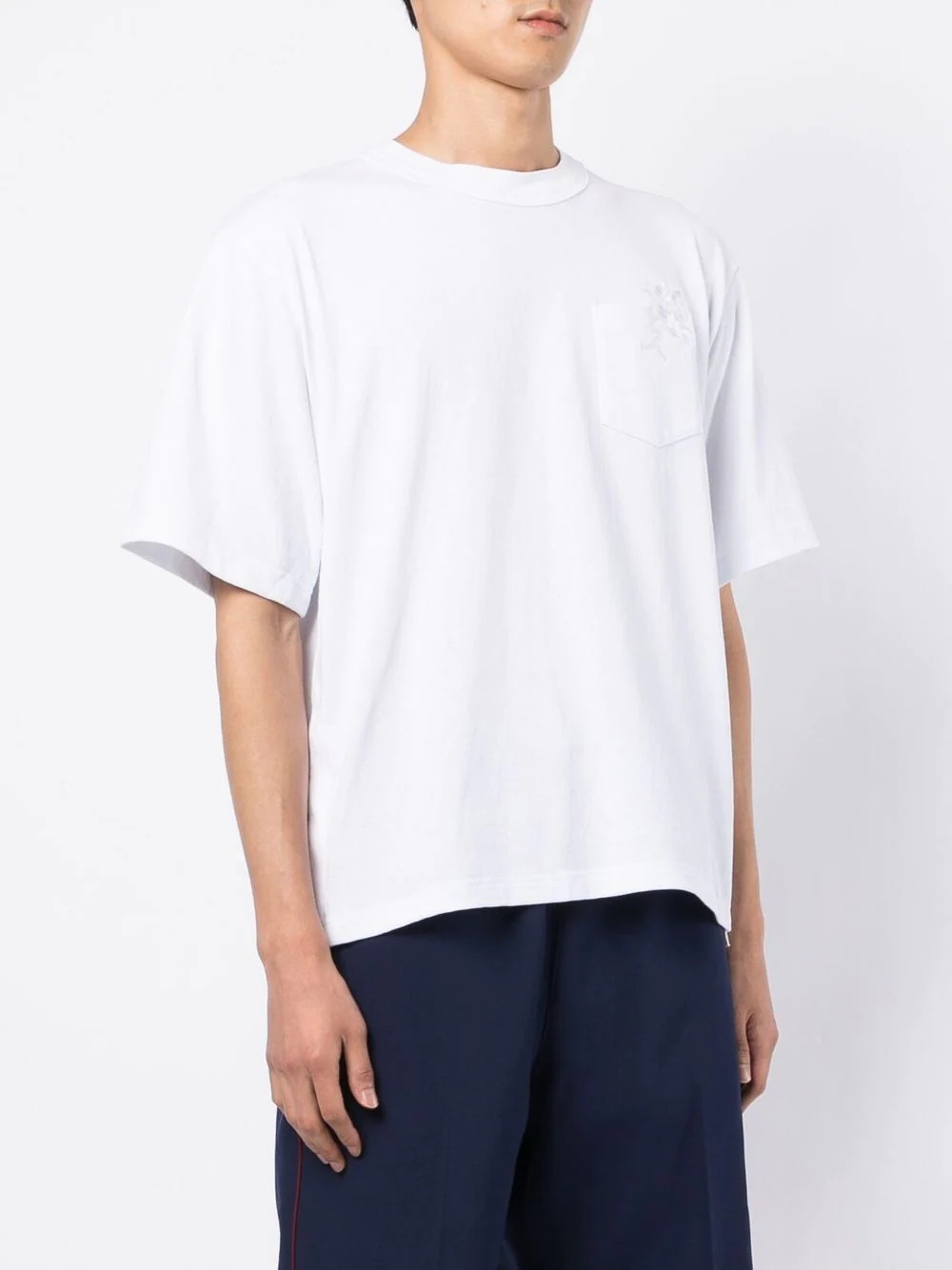 appliqué-detail short-sleeve T-shirt - 3