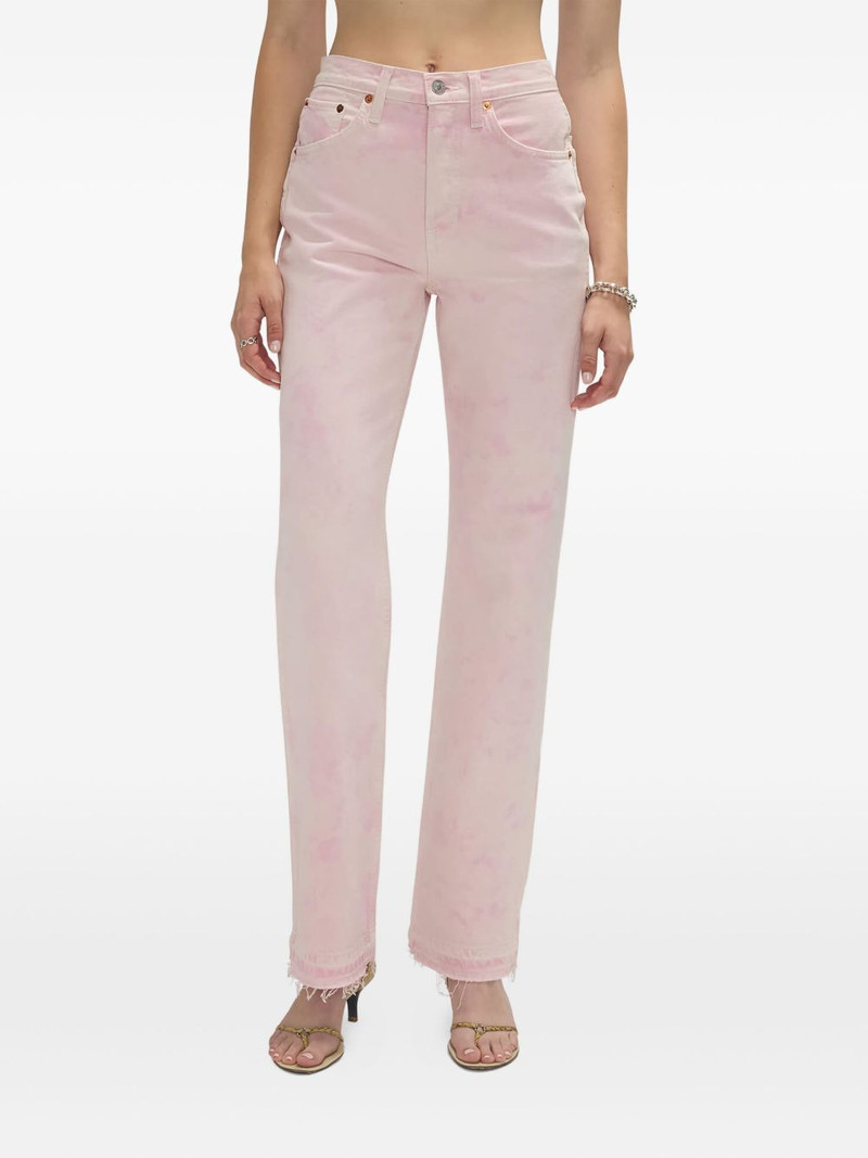 RE/DONE 90s high-rise tie-dye jeans outlook