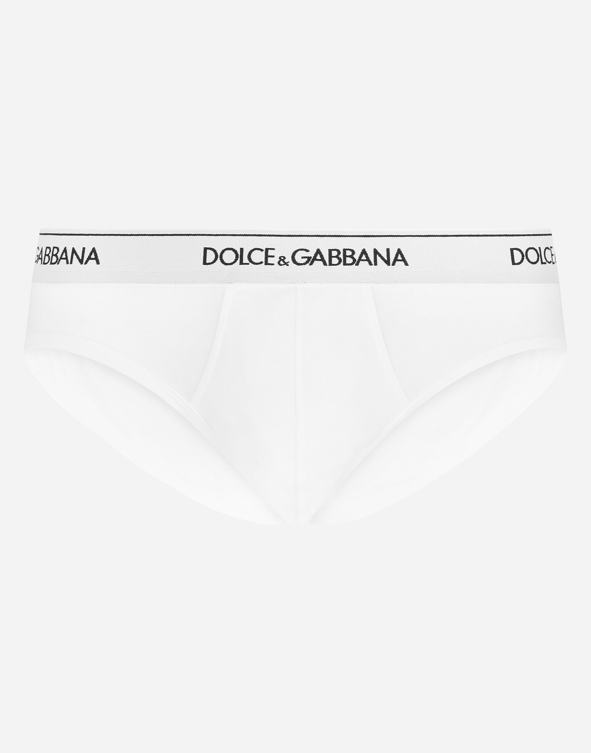 Stretch cotton mid-rise briefs two pack - 2