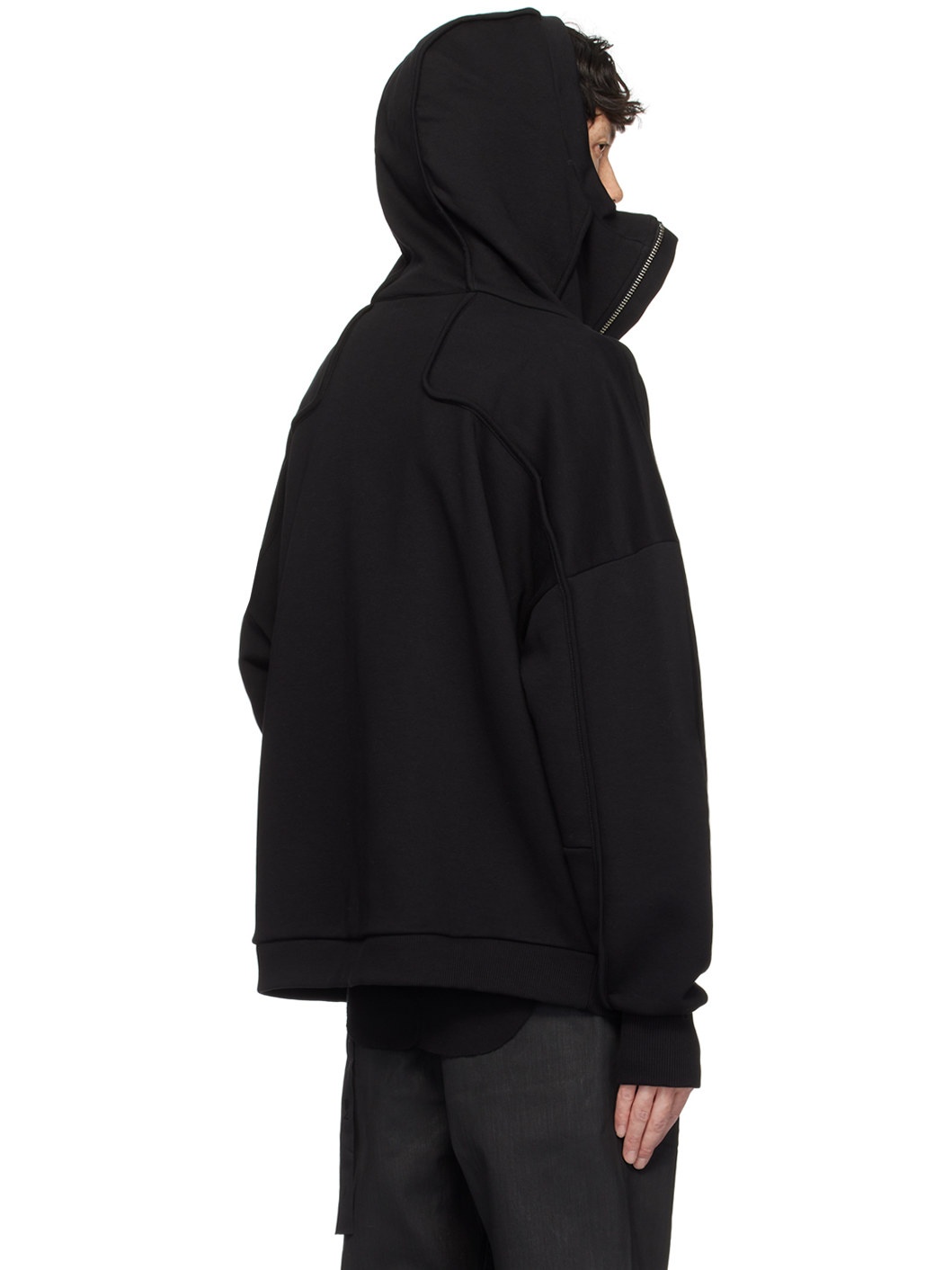 【関税込み】thom/krom ブラック M SJ 645 フーディ thom/krom Black M SJ 645 Hoodie | REVERSIBLE