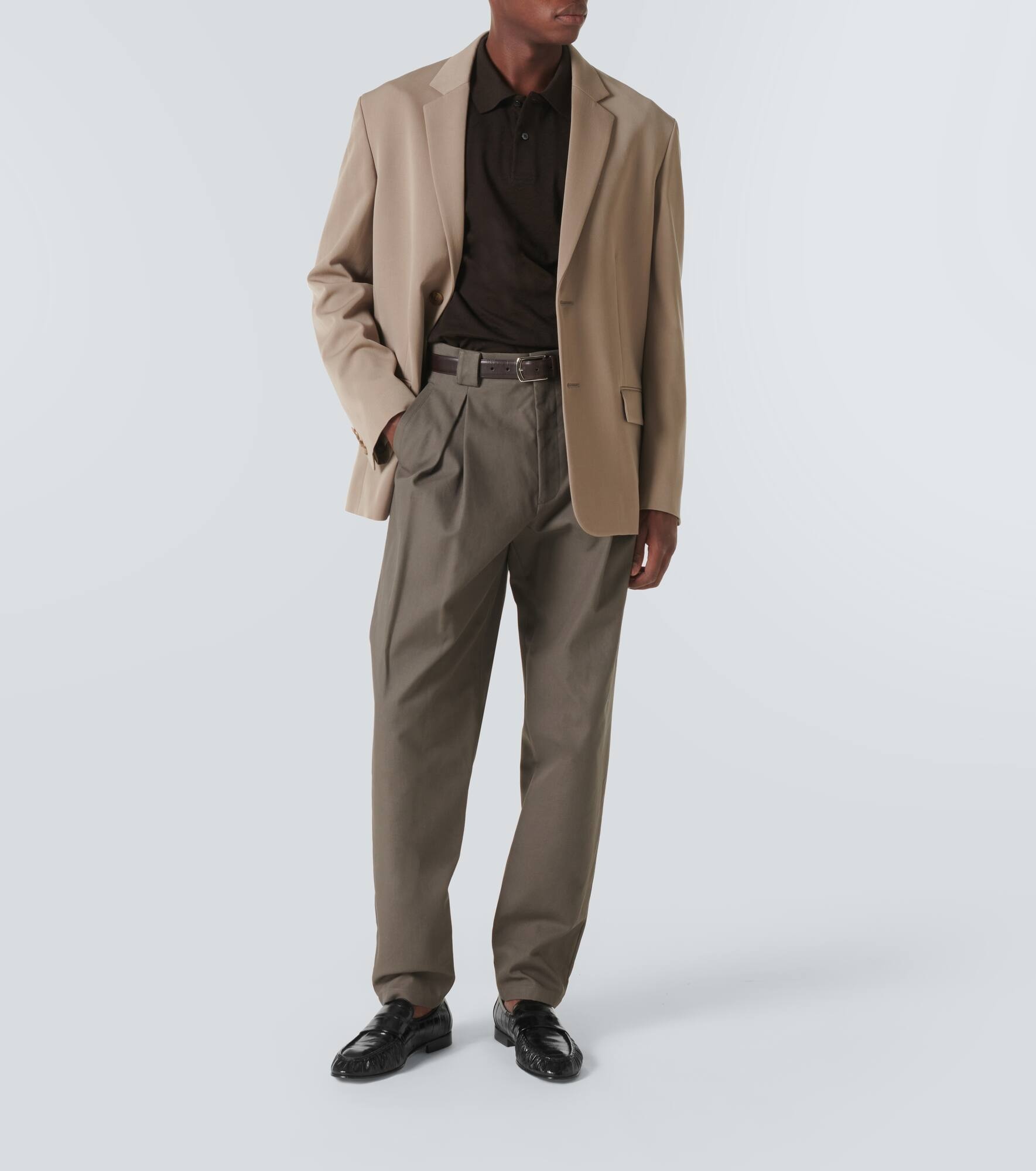Scritto cotton piqué polo shirt - 2