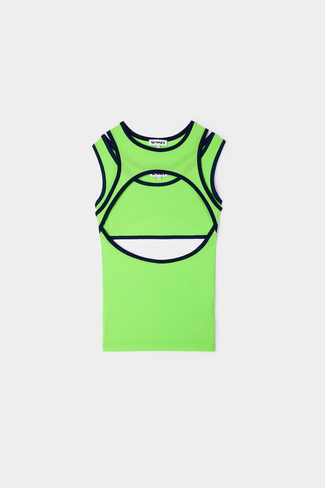 SUPER STRETCH COMBINED TOP / neon green - 1