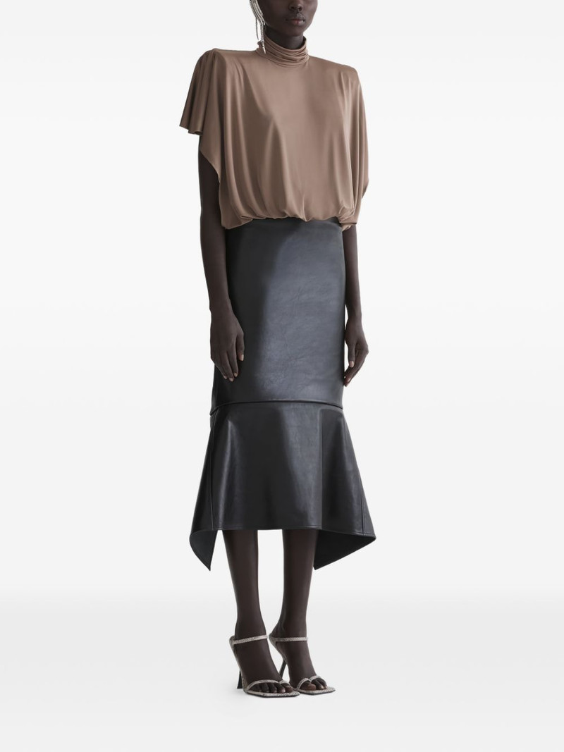 MUGLER drapped bodysuit outlook