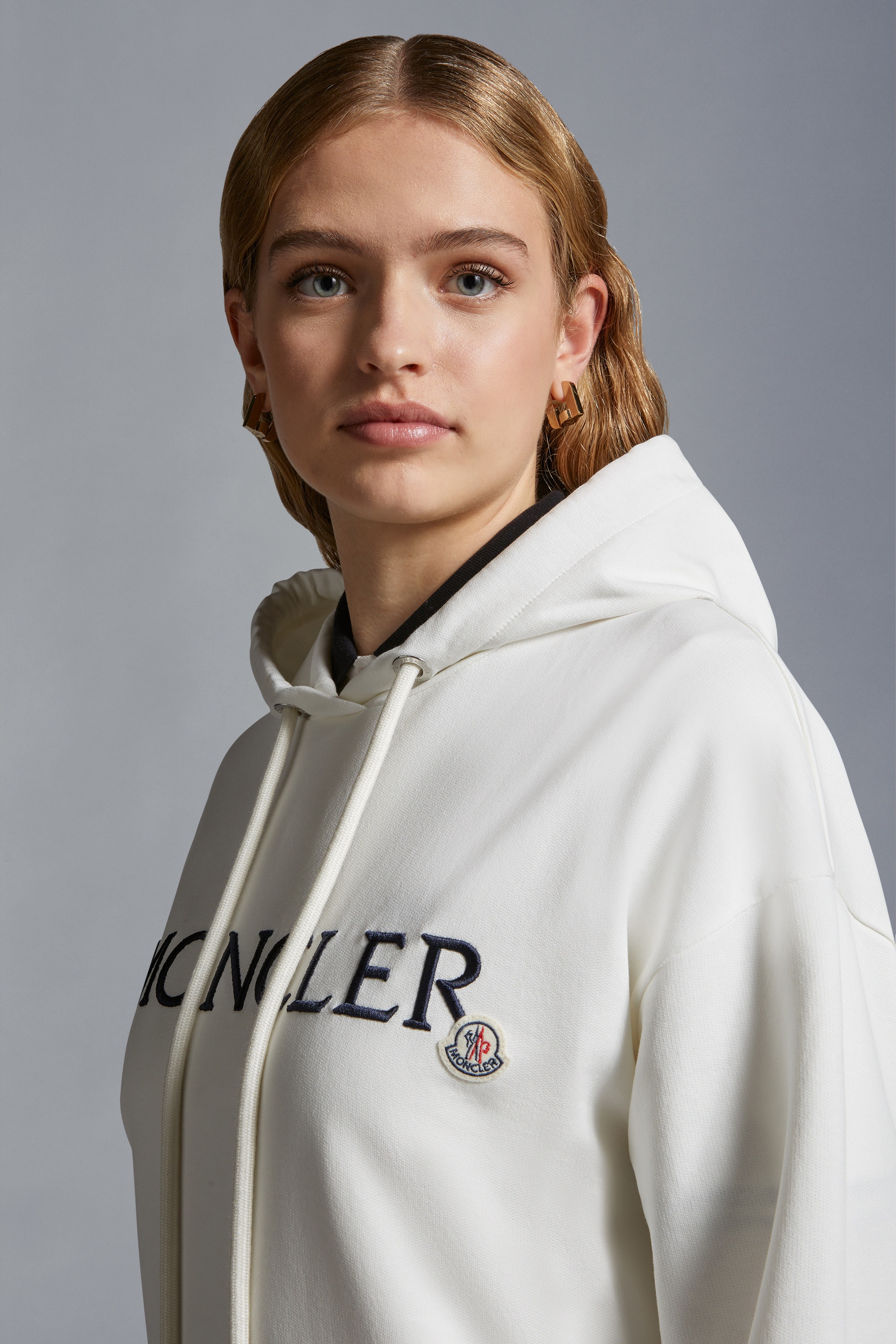 Embroidered Logo Hoodie - 4