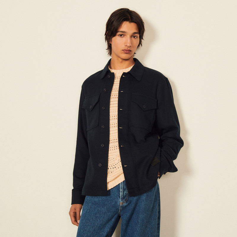 Sandro Cotton overshirt outlook