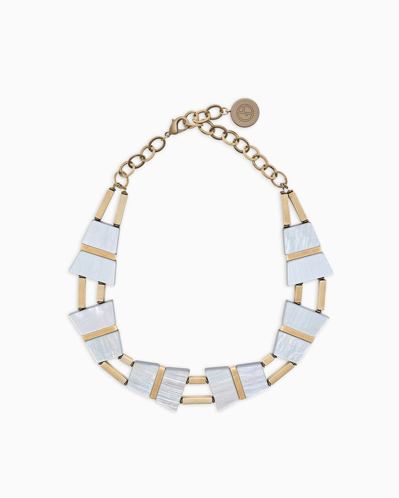 METAL AND RESIN CHOKER NECKLACE 1