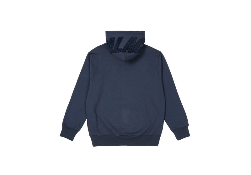 PALACE SPELL OUT CHENILLE HOOD NAVY outlook