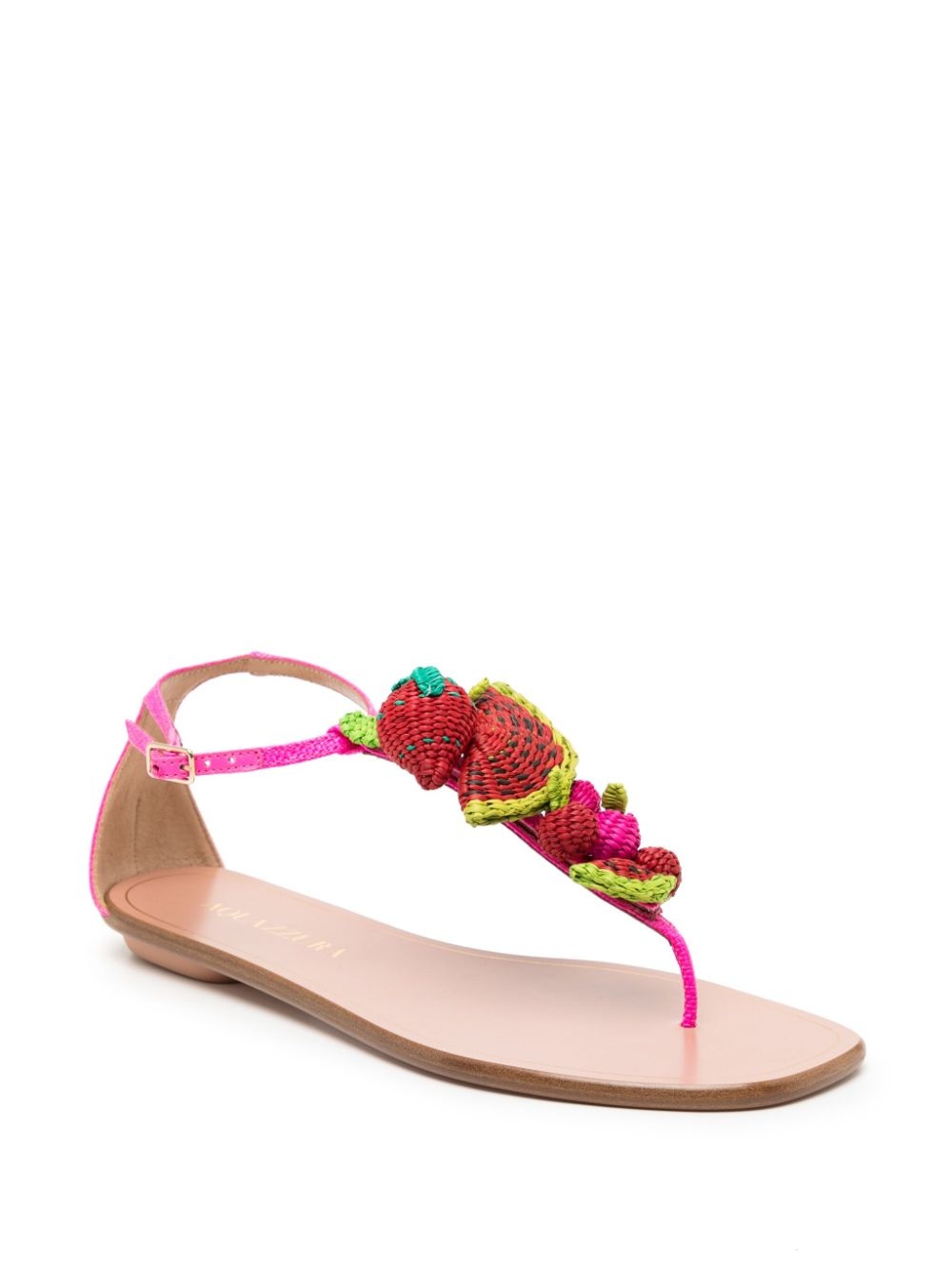 Strawberry Punch woven-embellished sandals - 2