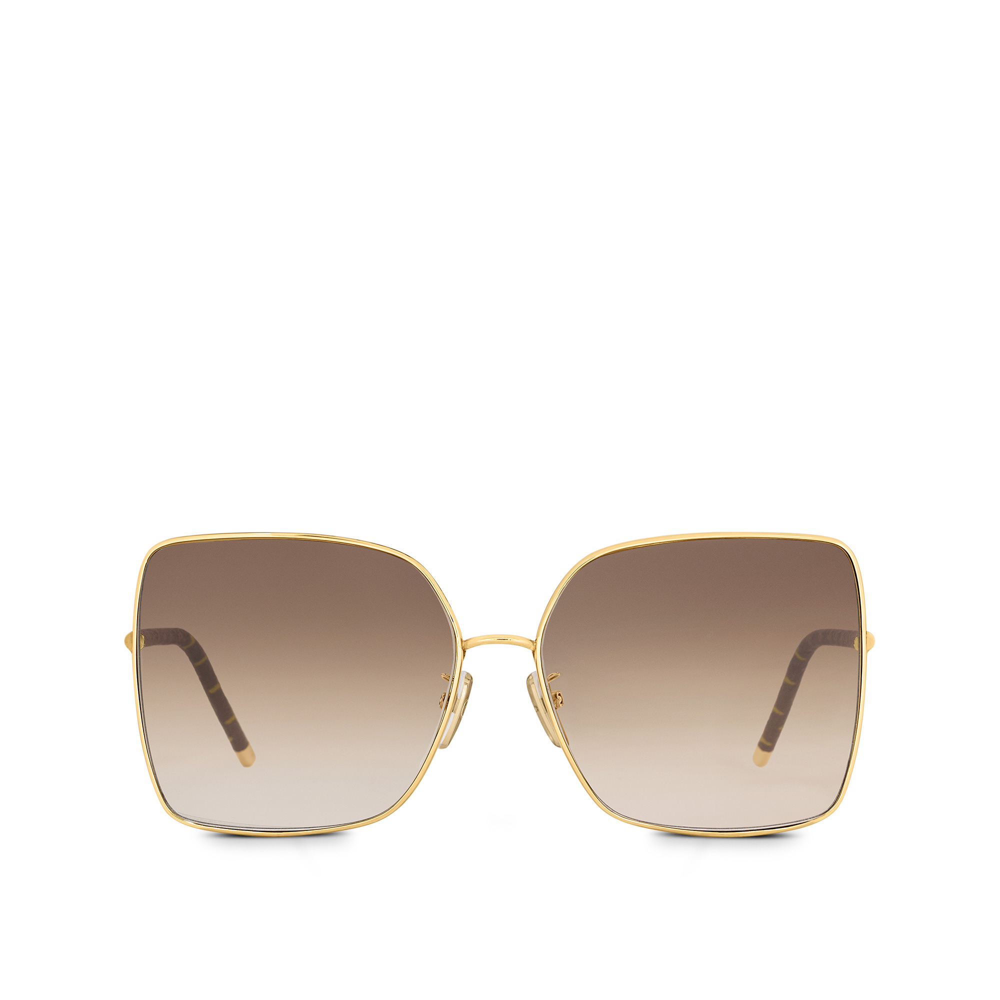 LV First Metal Square Sunglasses - 4