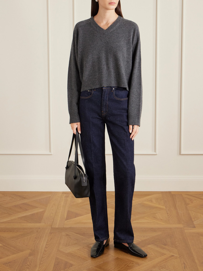 OSSOU Flex Stretch High-rise Straight-leg Jeans outlook