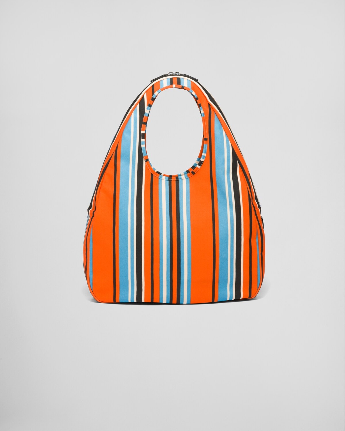 Printed canvas hobo bag - 4