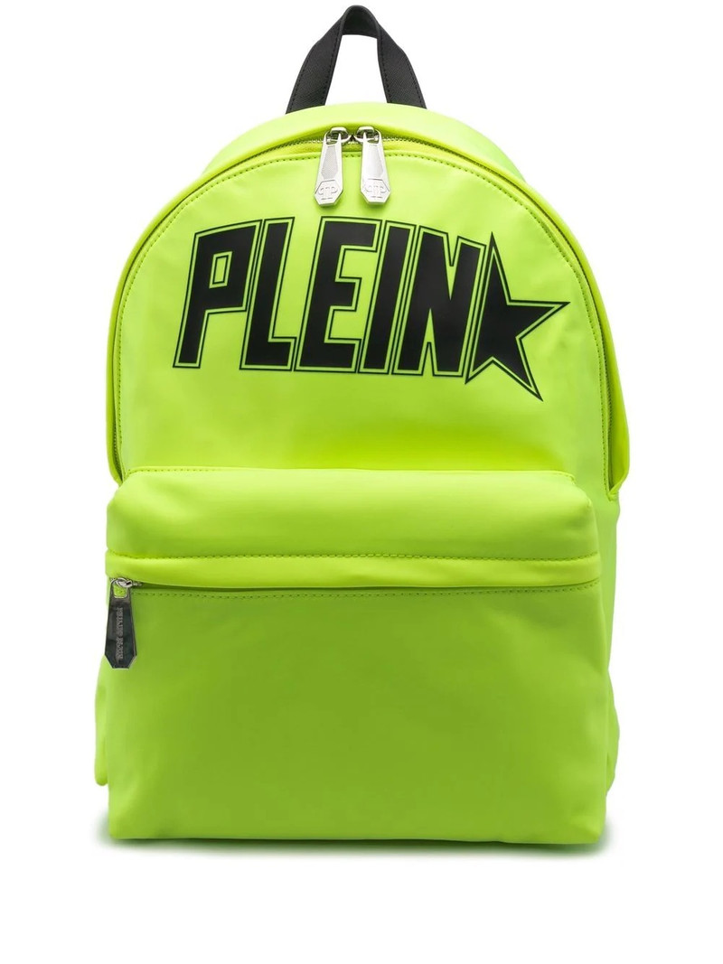 logo-print backpack 1