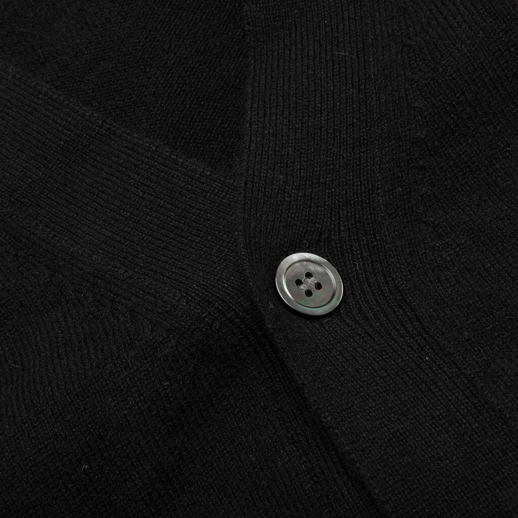 COMME DES GARCONS PLAY X THE ARTIST INVADER CARDIGAN - BLACK - 4