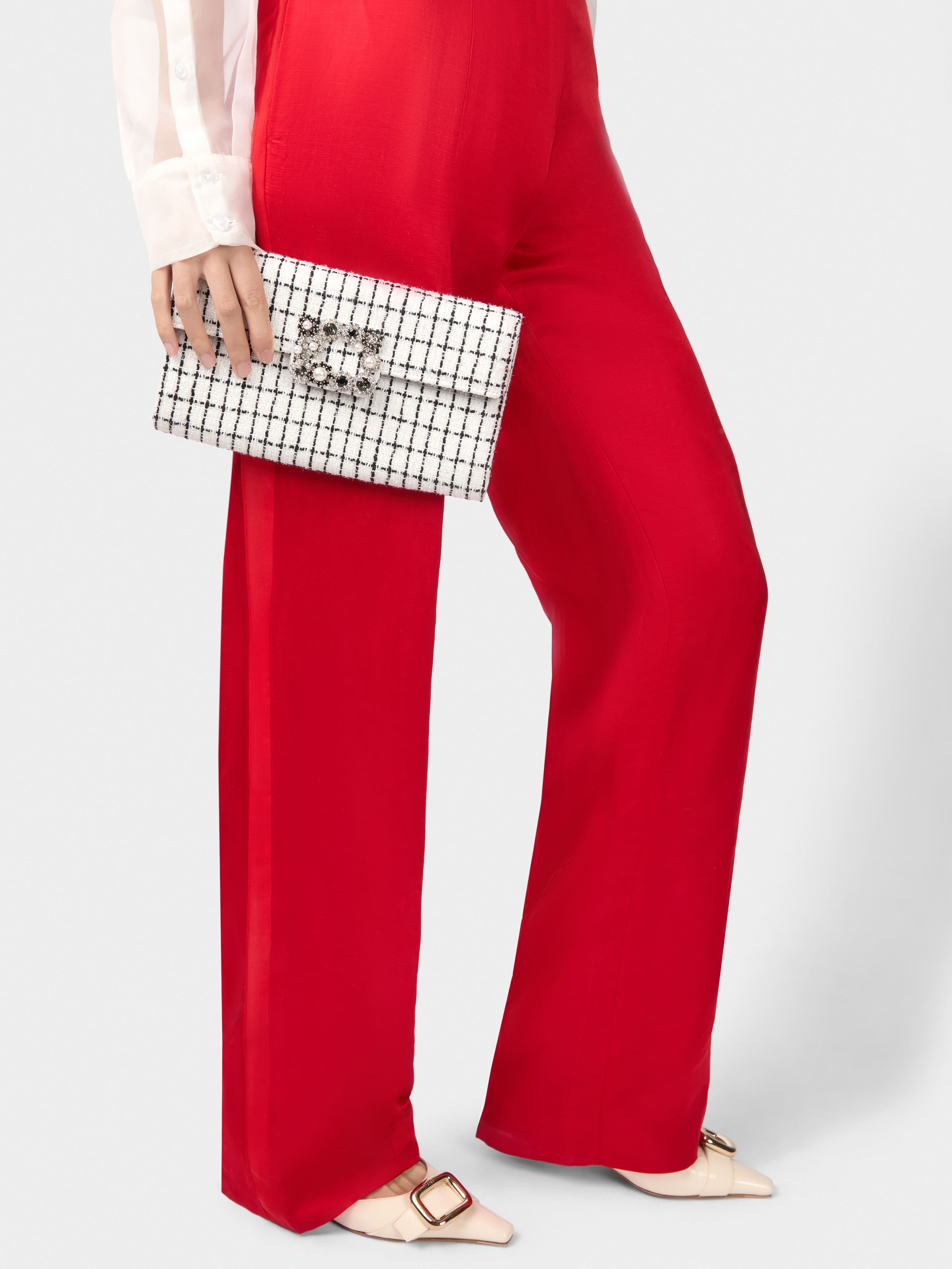 Efflorescence Clutch in tweed - 8