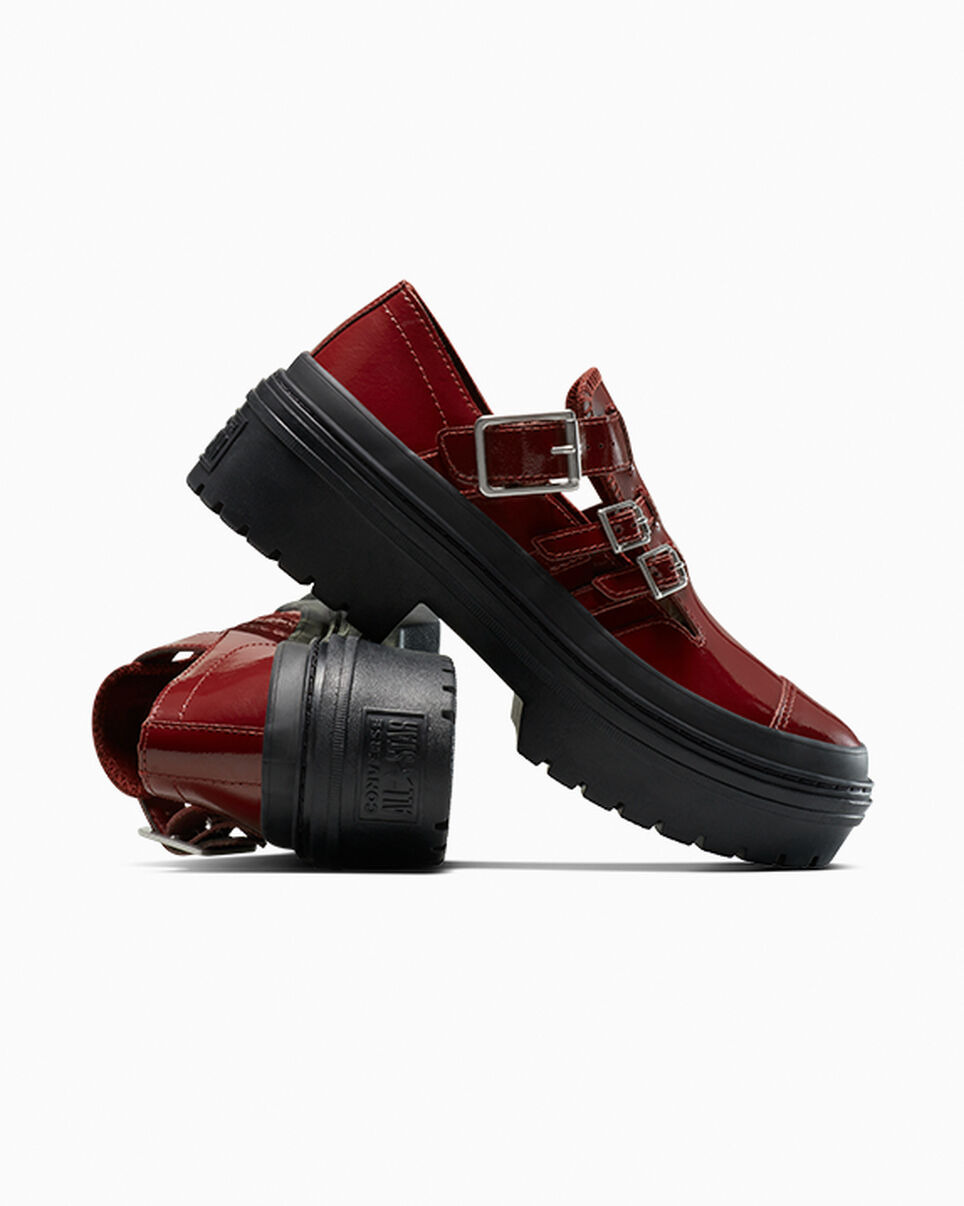 Chuck Taylor All Star Lugged Heel Mary Jane Platform Patent Leather - 6