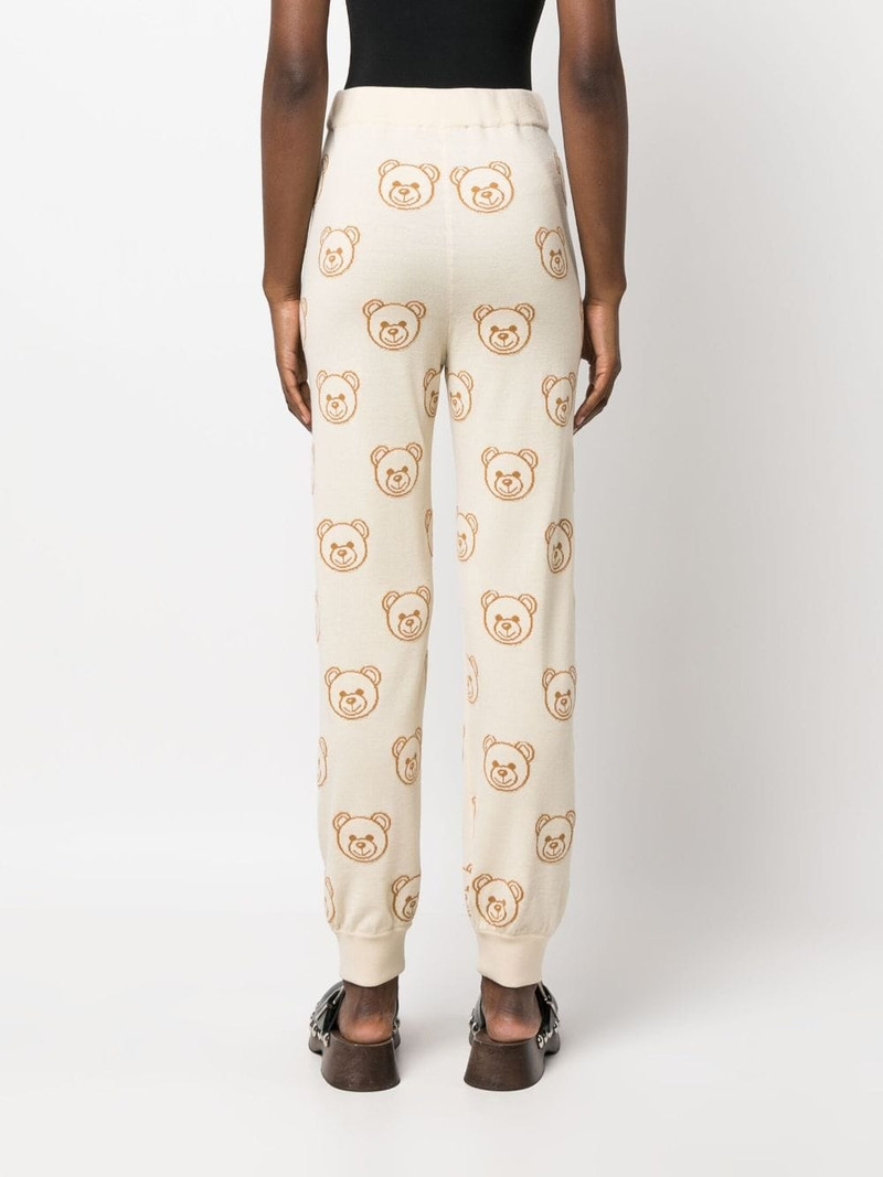 Teddy Bear-print track pants 4