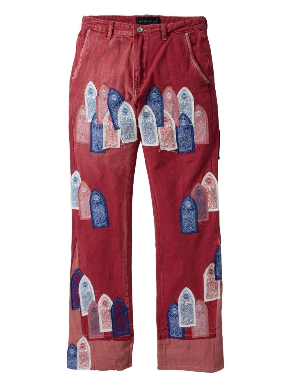 Patched Arch jeans - 1