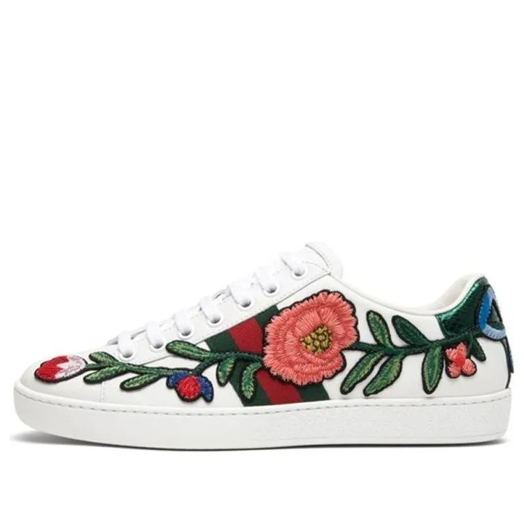 Gucci Ace Embroidered Floral - 1