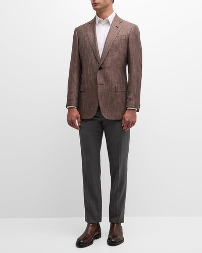 EMPORIO ARMANI Men's Copper Bamboo Sport Coat outlook