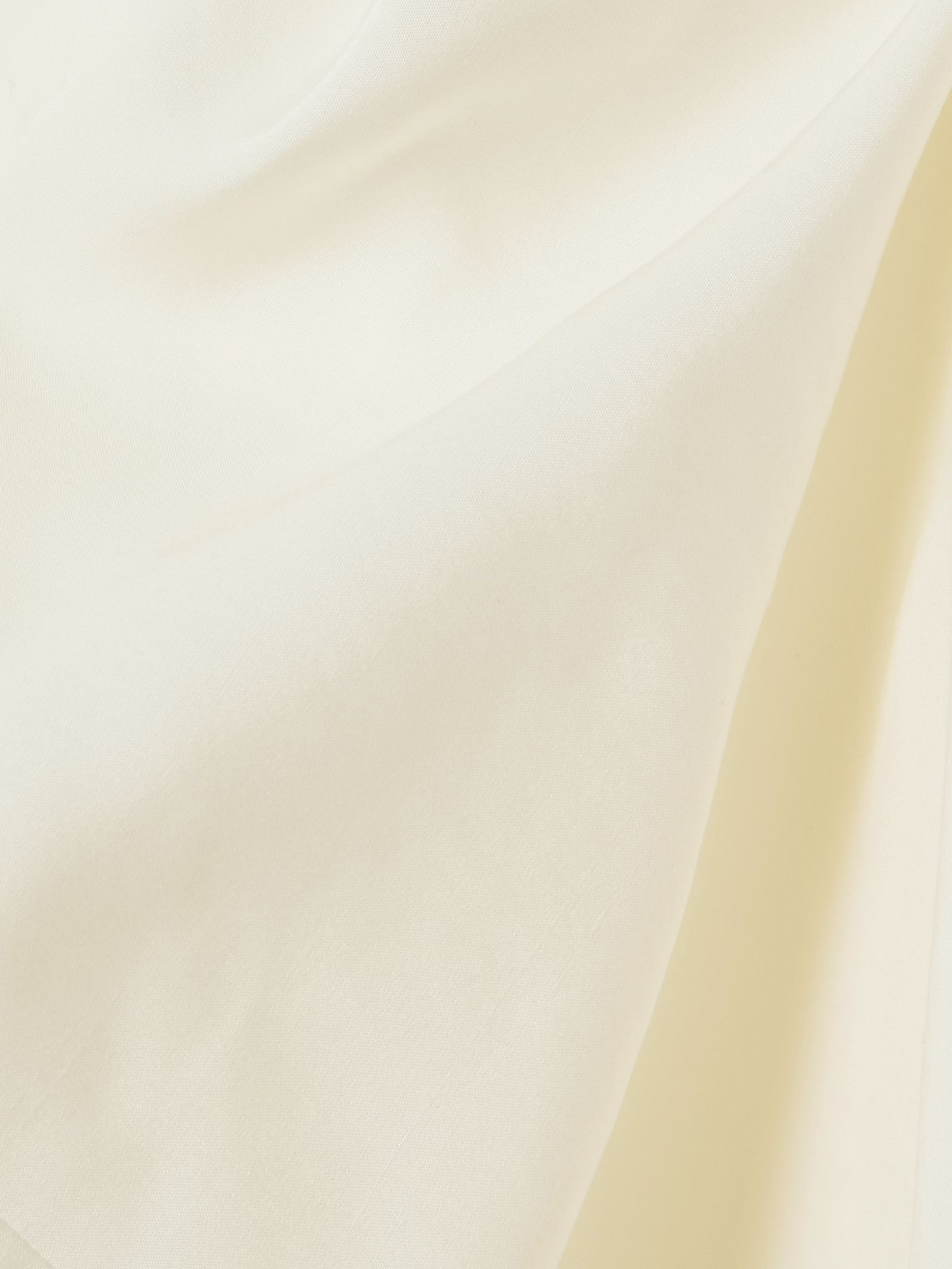 Mia open-back silk-shantung midi dress Off-white - 4