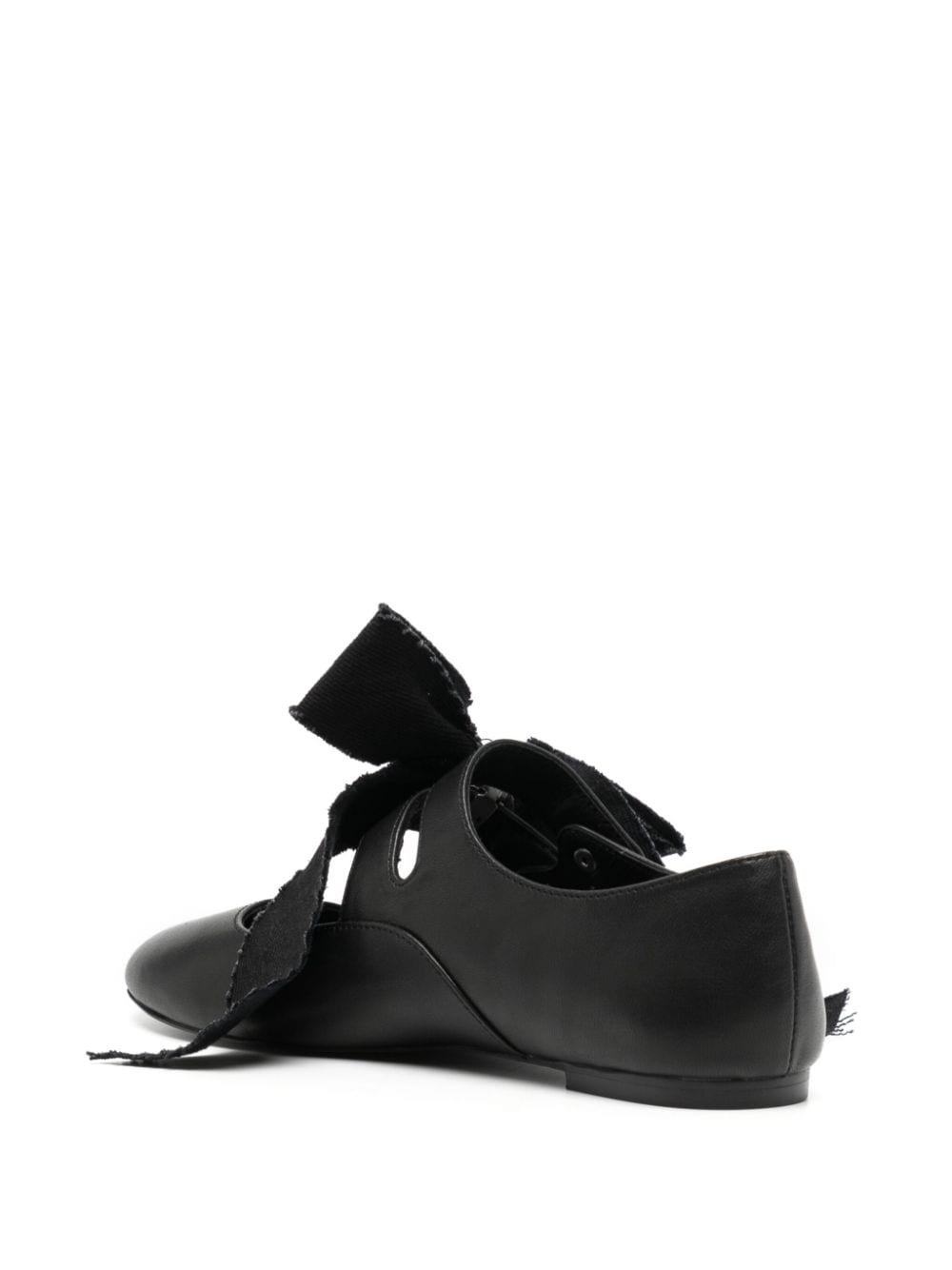 bow-detailed strappy ballerinas - 3
