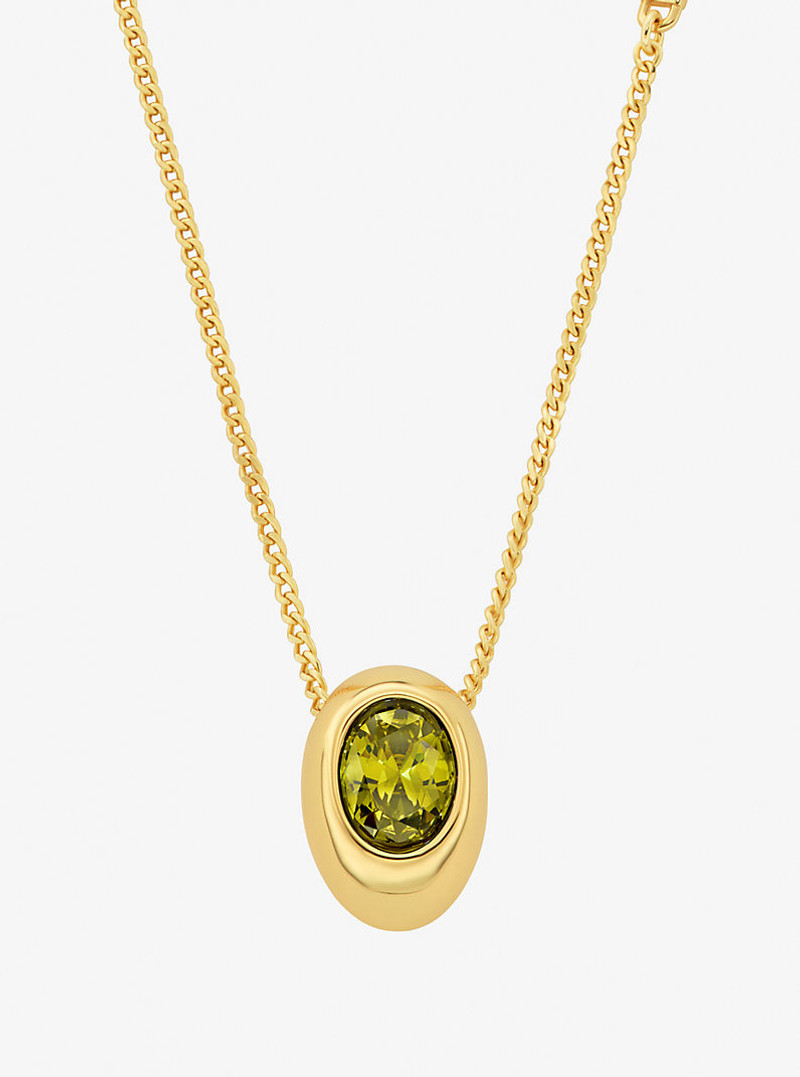 MICHAEL KORS Cubic Zirconia Pendant Necklace outlook