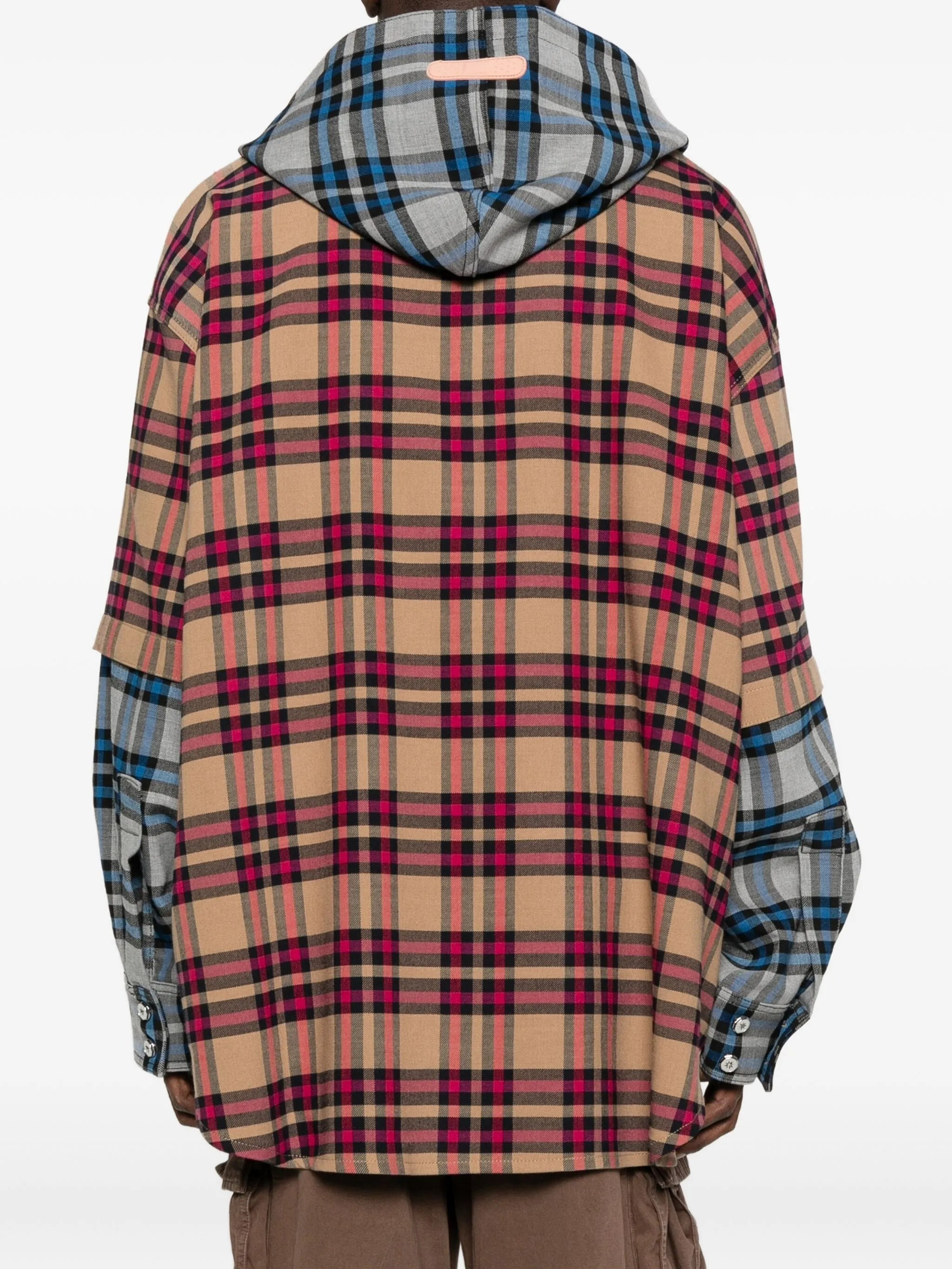 Pdf Patchwork Hooded Jacket - 4